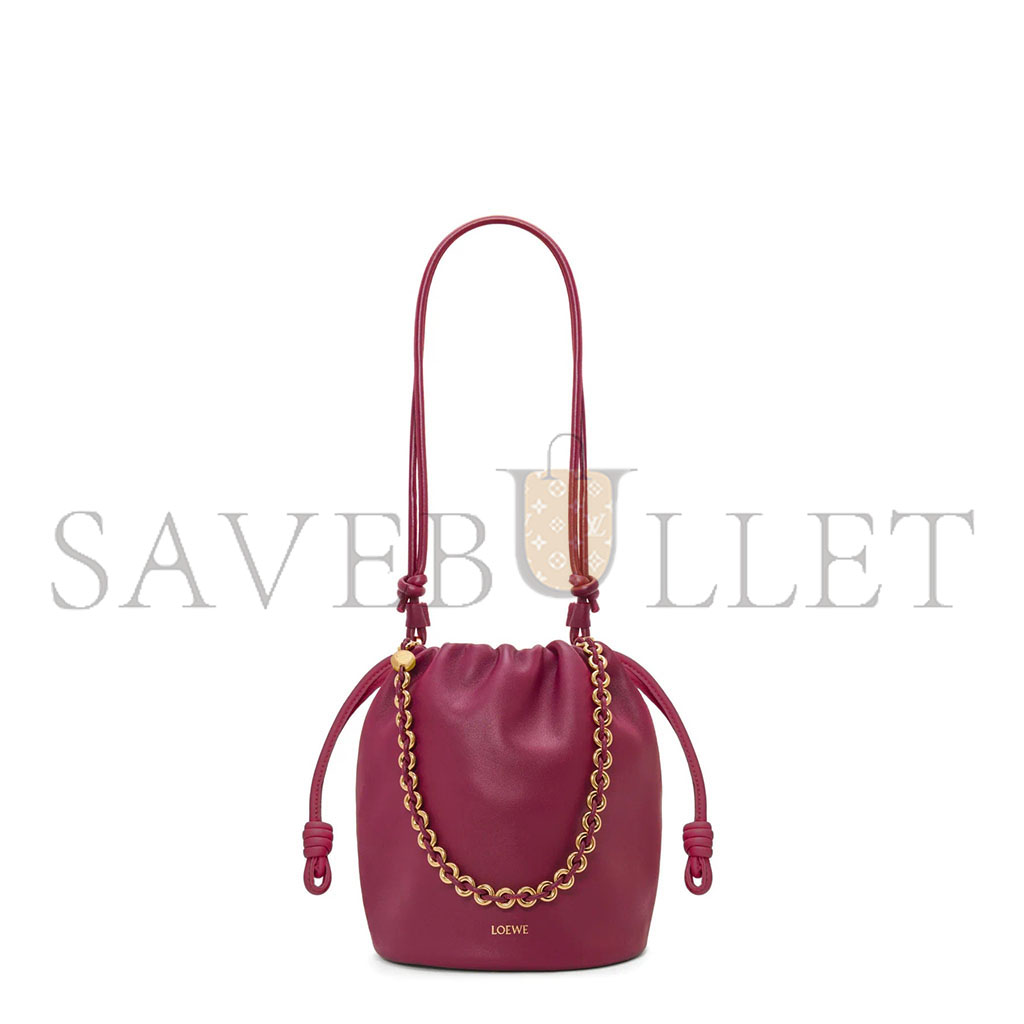 l*ew* flamenco purse bucket in mellow nappa lambskin a411fpbx02-1048 (32*24*17cm)